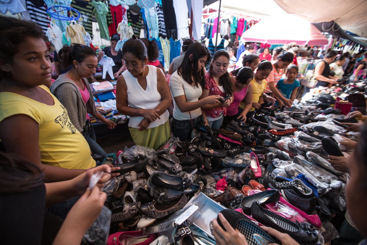 We took all of the students shoe shopping.  Each student gets a pair of school shoes and a pair of gym shoes